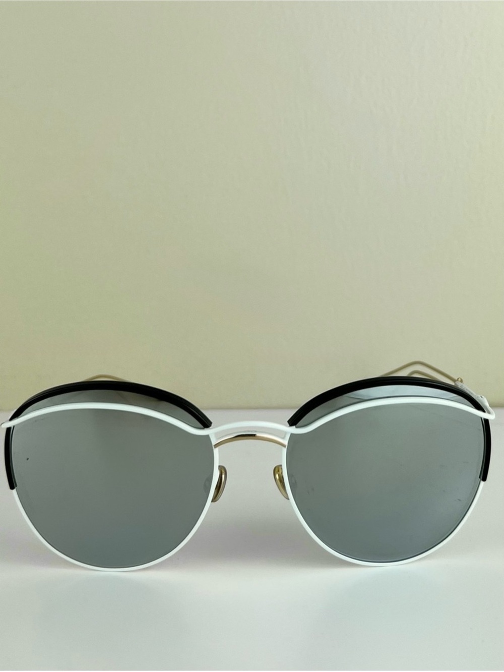DIOR MIRRORED ROUND SUNGLASSES - Picture 11 of 12
